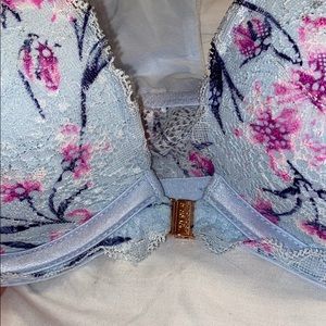 PINK Floral Date Push-up Bra